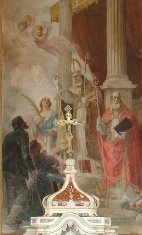 San Gottardo con San Nicolò e Sant'Agata - 1922